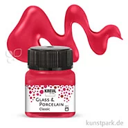 Artikelbild des Artikels “KREUL Glass & Porcelain CLASSIC 20 ml Einzelfarbe | Karminrot“