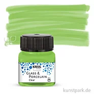 Artikelbild des Artikels “KREUL Glass & Porcelain CLEAR 20 ml Einzelfarbe | Apfelgrün“