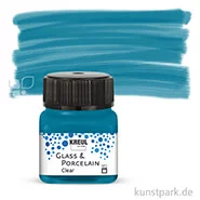 Artikelbild des Artikels “KREUL Glass & Porcelain CLEAR 20 ml Einzelfarbe | Cyanblau“
