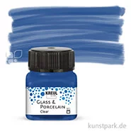 Artikelbild des Artikels “KREUL Glass & Porcelain CLEAR 20 ml Einzelfarbe | Dunkelblau“