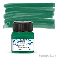 Artikelbild des Artikels “KREUL Glass & Porcelain CLEAR 20 ml Einzelfarbe | Dunkelgrün“