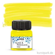 Artikelbild des Artikels “KREUL Glass & Porcelain CLEAR 20 ml Einzelfarbe | Gelb“