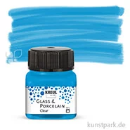 Artikelbild des Artikels “KREUL Glass & Porcelain CLEAR 20 ml Einzelfarbe | Wasserblau“