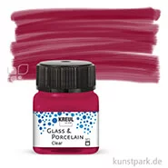 Artikelbild des Artikels “KREUL Glass & Porcelain CLEAR 20 ml Einzelfarbe | Weinrot“