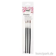Artikelbild des Artikels “KREUL Pinsel für Glas- und Porzellanmalfarben, 3er Set “
