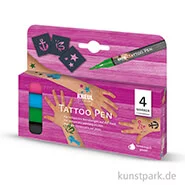 Artikelbild des Artikels “KREUL Tattoo Pen 4er Set Anker, Sterne, Schmetterling “