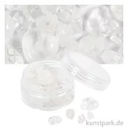 Artikelbild des Artikels “Kristallperlen, Durchmesser 7-12 mm, Lochgröße 1 mm, 63 Stück Farbe | Transparent, Quarz“