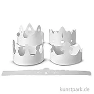 Artikelbild des Artikels “Kronen aus weißem Karton, Höhe 10-16,5 cm, 5 Stück “