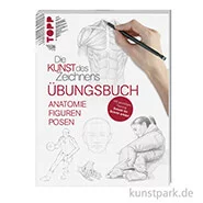 Artikelbild des Artikels “Kunst des Zeichnens Anatomie, Figuren, Posen - Übungsbuch, Topp Verlag “