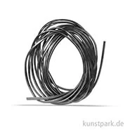 Artikelbild des Artikels “Kunstlederband Metallic flach 3 mm, 2 m Anthrazit“