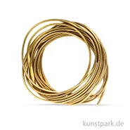 Artikelbild des Artikels “Kunstlederband Metallic flach 3 mm, 2 m Gold“