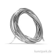 Artikelbild des Artikels “Kunstlederband Metallic flach 3 mm, 2 m Silber“