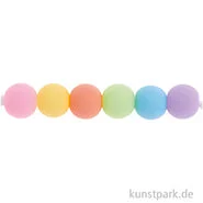 Artikelbild des Artikels “Kunststoffperlen Matt, Rainbow Pastell Mix, 8 mm, 48 Stück “