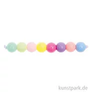 Artikelbild des Artikels “Kunststoffperlen, Rainbow Pastell Mix, 6 mm Durchmesser, 80 Stück “