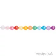 Artikelbild des Artikels “Kunststoffperlen, Regenbogen Mix, Holographisch, 8 mm, 36 Stück “