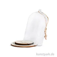 Artikelbild des Artikels “Kuppel aus Kunststoff mit Holzsockel 6 x 9 cm“