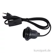 Artikelbild des Artikels “Lampenfassung mit Schalter - E27 Fassung, Schwarz, 180 cm “