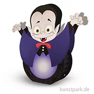 Artikelbild des Artikels “Laternen-Bastelset rund - Vampir mit umfangreichem Zubehör “