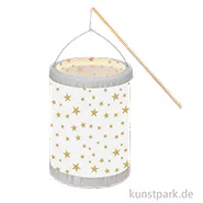Artikelbild des Artikels “Laternen Bastelset - Sternchen Gold Weiß, Höhe 20 cm “