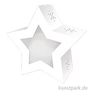 Artikelbild des Artikels “Laternen Bastelset - Twinkle Star Weiß, 19,3 x 18,3 x 8 cm “