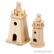 Artikelbild des Artikels “Leuchtturm aus Holz, 2 Stück sortiert “