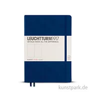 Artikelbild des Artikels “Leuchtturm Notizbuch Hardcover - Marine - Blanko Medium A5 - 249 Seiten“