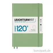 Artikelbild des Artikels “Leuchtturm Notizbuch Hardcover - Salbei, 120g Edition, A5, Blanko “