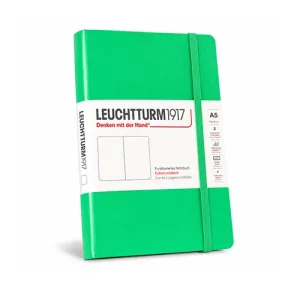 Artikelbild des Artikels “Leuchtturm Notizbuch Hardcover - Spring Leaf, DIN A5, Dotted “