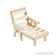 Artikelbild des Artikels “Mini Liege aus Holz - Natur, ca. 12x6,7x8 cm “