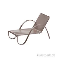 Artikelbild des Artikels “Mini Liege aus Metall, 11 cm Braun“