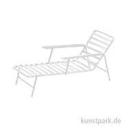 Artikelbild des Artikels “Mini Liege aus Metall, ca. 12,5 cm Weiß“