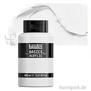 Artikelbild des Artikels “Liquitex BASIC Acrylfarben 400 ml Flasche | 432 Titanweiß“