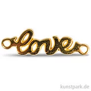 Artikelbild des Artikels “Love Metall-Anhänger mit Ösen, 15 mm, 1 Stück “