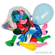 Artikelbild des Artikels “Luftballons - rund in vielen Farben sortiert 100 Stück“