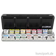 Artikelbild des Artikels “Lukas 1862 Aquarell Metallkasten mit 16 halben Näpfchen “