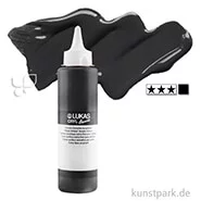Artikelbild des Artikels “LukasCryl LIQUID Acrylfarbe 250 ml Flasche | 4398 Tiefschwarz“