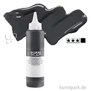 Artikelbild des Artikels “LukasCryl LIQUID Acrylfarbe 250 ml Flasche | 4399 Eisenoxidschwarz“