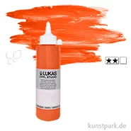 Artikelbild des Artikels “LukasCryl STUDIO Acrylfarbe 250 ml Flasche | 4629 Kadmiumorange“