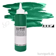 Artikelbild des Artikels “LukasCryl STUDIO Acrylfarbe 500 ml Flasche | 4763 Permanentgrün hell“
