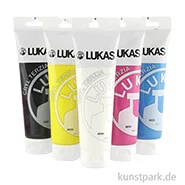 Artikelbild des Artikels “LukasCryl TERZIA Acrylfarben Set, Karton mit 5 x 125 ml Tuben, Primär “