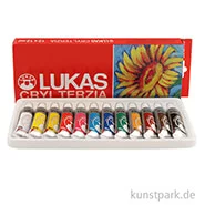 Artikelbild des Artikels “LukasCryl TERZIA Acrylfarben Set, Karton mit 12 x 12 ml Tuben “