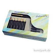 Artikelbild des Artikels “Luxus Kalligrafie-Set mit Füller und 6 verschiedenen Bandzugfedern “