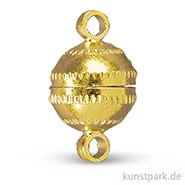 Artikelbild des Artikels “Magnetschließe - Rund, 7mm, 1 Stück Gold“