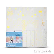 Artikelbild des Artikels “Malblock für Aquarellfarbe aus bedrucktem Papier, Größe 30,5x30,5 cm, 12 Blatt “