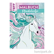 Artikelbild des Artikels “Malbuch Pferdeliebe - Das Pferde Malbuch ab 10 Jahren, Topp Verlag “