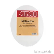 Artikelbild des Artikels “Ovaler Malkarton mit Maltuch bespannt 15 x 20 cm“