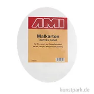 Artikelbild des Artikels “Ovaler Malkarton mit Maltuch bespannt 18 x 24 cm“