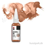 Artikelbild des Artikels “Marabu Alcohol Ink - Alkoholtinte, 20 ml Einzelfarbe | Metallic-Bronze“
