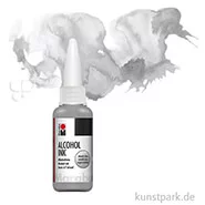 Artikelbild des Artikels “Marabu Alcohol Ink - Alkoholtinte, 20 ml Einzelfarbe | Metallic-Silber“