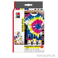 Artikelbild des Artikels “Marabu Fashion Spray Set - Tie Dye Style, 3 x 100 ml + Zubehör “